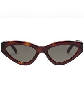 Le Specs Women's Cat-Eye Sunglasses in Tortoiseshell and Grey